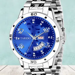 TARIDO Men Printed Dial & Bracelet Style Straps Analogue Watch TD1560SM04-image-37