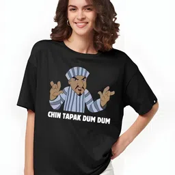 Moda Rapido Women Drop-Shoulder Sleeves T-shirt-picture-6
