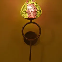 SOMIL Printed Glass Cylinder Shaped Wall Lamp-image-15