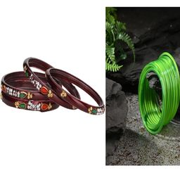 SOMIL Set Of 2 Women Alloy Bangle-image-47