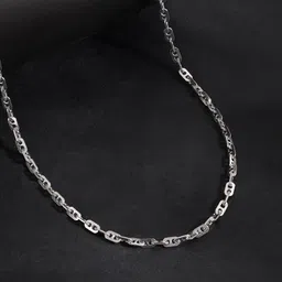 GIVA Men 925 Sterling Silver Rhodium-Plated Chain-32