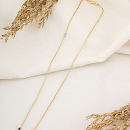 Wynona Set Of 2 Gold-Plated Artificial Stones and Beads Mangalsutra-12