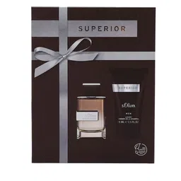 s.Oliver Superior Men Eau De Toilette - 30 ml & Shower Gel With Shampoo - 75 ml image 2