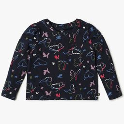 GAP Infant Girls Butterfly Printed Pure Cotton T-shirt-image-80