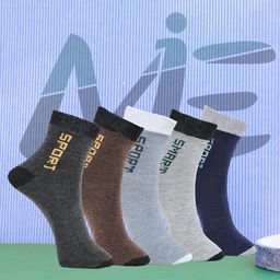 MJE Unisex Pack Of 5 Printed Anti-Odour Ankle-Length Socks-image-88