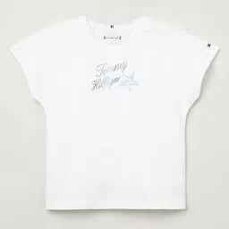 Tommy Hilfiger Girls Printed Extended Sleeves T-shirt-image-37