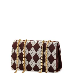 Diva Dale Textured PU Structured Sling Bag with Tasselled image 4