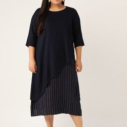 theRebelinme Striped Layered A-Line Midi Dress-picture-28