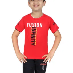 ZADMUS Boys Printed Round Neck Pure Cotton T-Shirt With Shorts-picture-37