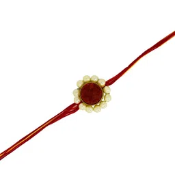 Anouk Set Of 6 Rakhi With Quirky Card, Roli & Chawal image 4