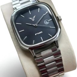 Stylish Men’s Watch Elegnet Design Durable & Trendy Timepiece Analog Watch Analog Watch - For Men FN-Silver-11-Black-image-41