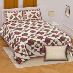 E Elma Unisex Maroon Bedsheets-image-95