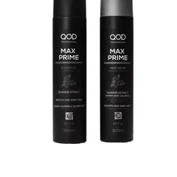 QOD PROFESSIONAL Max Prime Shampoo & Hair Mask - 300ml Each-50