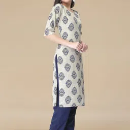 anouk rustic HERE&NOW Women Pack Of 3 Ethnic Motifs Printed Kurta image 2