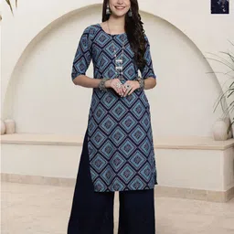 HERE&NOW Women Pack Of 2 Ethnic Motifs Printed Kurta-picture-15