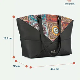 ZOUK Women Floral Printed Structured Shoulder Bag image 4