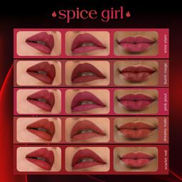 Bella Vita Organic High Five 5-in-1 Liquid Lipstick With Vitamin E - 4.3 ml - Spice Girl image 2