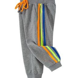 StyleCast Kids Side Striped Cotton Joggers-image-45