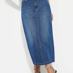 max Pure Cotton A-Line Maxi Skirt-picture-58