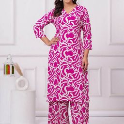 Sarai Women Printed Regular Kurta with Palazzos-picture-19