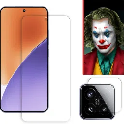 ARBAN Edge To Edge Tempered Glass for Xiaomi 15 5G Tempered Screen Protector | Anti-Scratch | Edge to Edge Full Coverage | 9H Hardness ( 1 FRONT SCREEN GUARD + 1 CAMERA LENS PROTECTOR + 1 FREE BACK EMBOSSED SKIN026 )-48