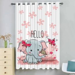 155 cm (5 ft) Polyester Room Darkening Window Curtain Single Curtain-8