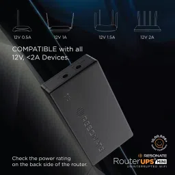 RESONATE RouterUPS Mini CRU12V2A Power Backup for Router image 3