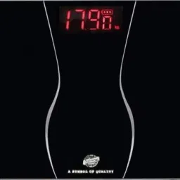 Majron Life Red Led Body Weight Machine Digital Toughened Glass Weighing Scale (Black) Weighing Scale-image-6