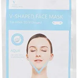 V Line Mask,Double Chin Reducer V Shaped Moisturizing Face Mask Tightening Face Shaping Mask-picture-16