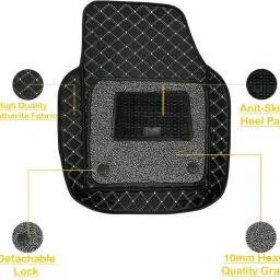 kuntail enterprises Leatherite 7D Mat For Universal For Car image 3