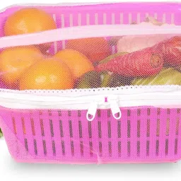 fruits basket with net cover Plastic Fruit & Vegetable Basket-19