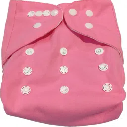chinmay kids Combo of Quirk Reusable Baby Washable Cloth Diaper Nappies with Multi Layered Baby Insert Pads (Set of 2) (Multi- Colour) (Assorted Colours) image 4