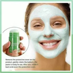 rahi Green Tea Purifying Clay Stick Mask Oil Control Anti-Acne Face Face Shaping Mask-image-6