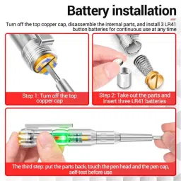 airsoft Wire Break Detector | Electrical Tool for Home | Smart Electrical Testing Tool Digital Voltage Tester image 3