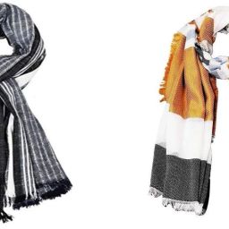 Self Design Pure Cotton Men Multicolor Fancy Scarf-image-16