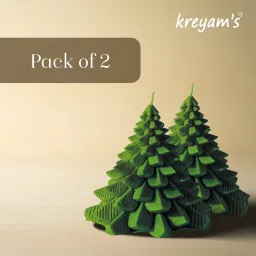 Premium Christmas Tree Scented Candles Set Of 2 Candle-image-2