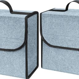 2 PACK Car Trunk Boot Organizer Car Storage and Organizer Anti Slip Accessories Trunk Organizer-image-36