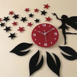Analog 18 cm X 16 cm Wall Clock-16