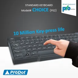 PRODOT PS2 Keyboard & Mouse Combo Set Compatible with Multi Devices Combo Set image 3