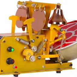 God-Mantra Shankh Mayur Sound Electric Aarti Machine With Nagara For Home Temple Nut & Bolts Dholak-image-9