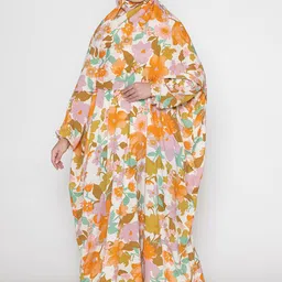 SANASH Collections Floral Printed Round Neck Burqa-picture-17