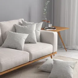 ROSARA HOME Off White Set of 5 Square Cushion Covers-image-94