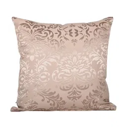 Home Gold-Toned & Cream-Coloured Set of 5 Self Design Square Cushion Covers image 2