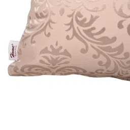 Home Gold-Toned & Cream-Coloured Set of 5 Self Design Square Cushion Covers image 5