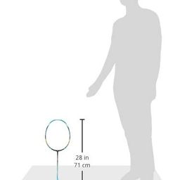 Flypower Badminton Racket KHAYANGAN 2 with NET 850 MAHROON, Multicolor image 4