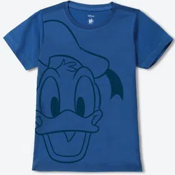 YK Disney Boys Round Neck Mickey Mouse Printed Cotton T-shirt-image-11