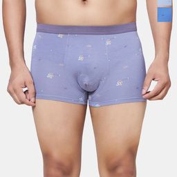 PLUMBURY Pack Of 3 Cotton Boy Trunks PLMB/SPANTY220AGR/DGR/DBLUEM-42