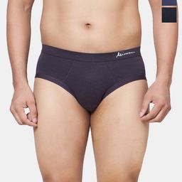 PLUMBURY Pack Of 3 Mid Rise Basic Briefs PLMPANTY433BL/GR/BROWNS-picture-17
