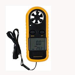 MOHAK Pocket LCD Digital Anemometer Air Wind Speed Gauge with Temperature Measurement - Airflow Gauge Meter Anemometer Thermometer image 4