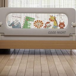 Bed Rails for Baby Safety/Bed Side Protactor Guard from Falling with Instant Set up, 14 Level Hight Adjustment & Easy to Fold - (1.8 Meter/ 6FT) (1) image 4